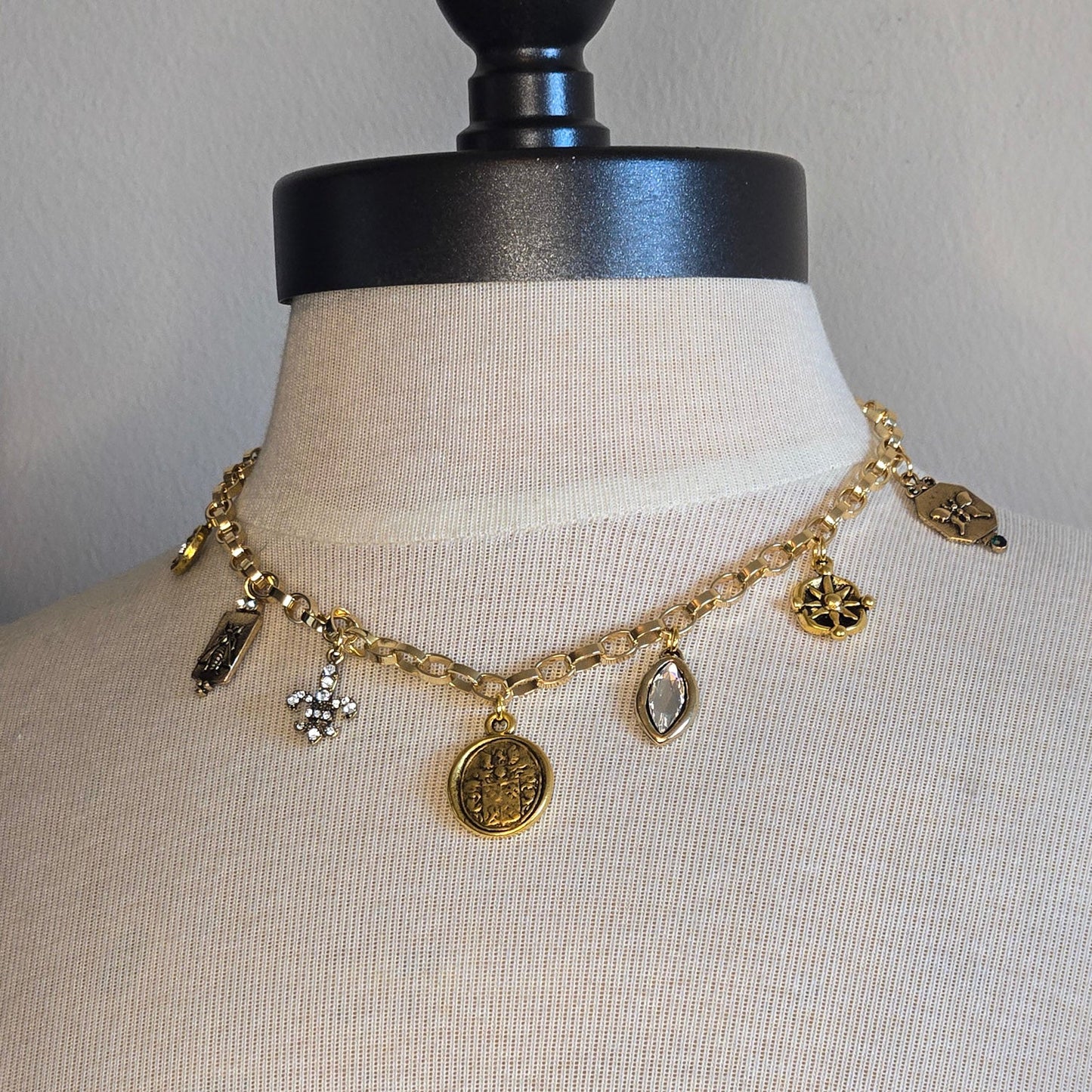 Gold Charm Necklace