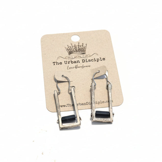 Silver Drop Earrings