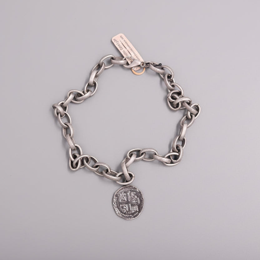 Matte Silver Pendant Necklace