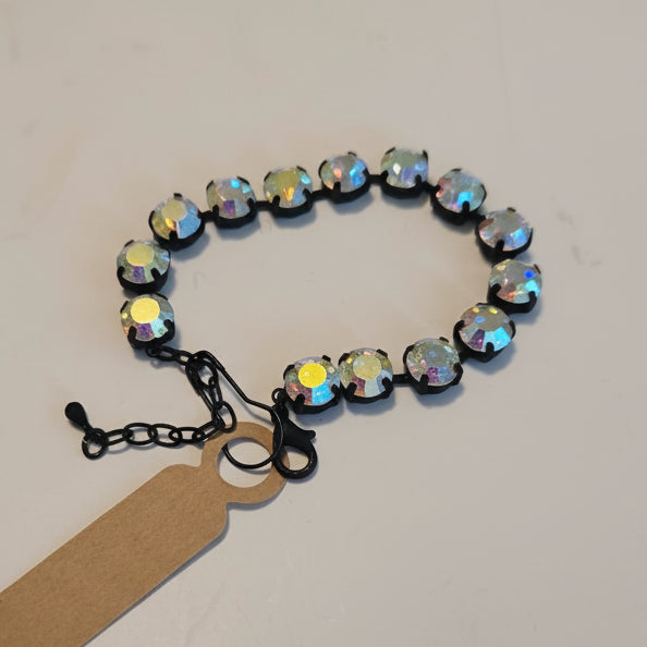 Blk Rhinestone Bracelet