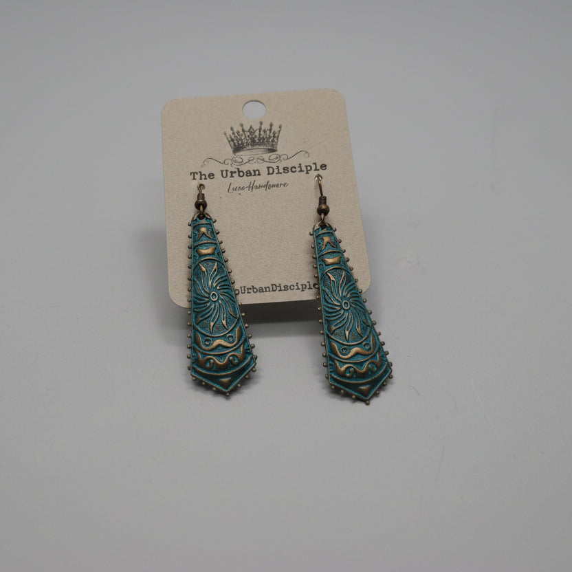 Copper w/Patina Dangles