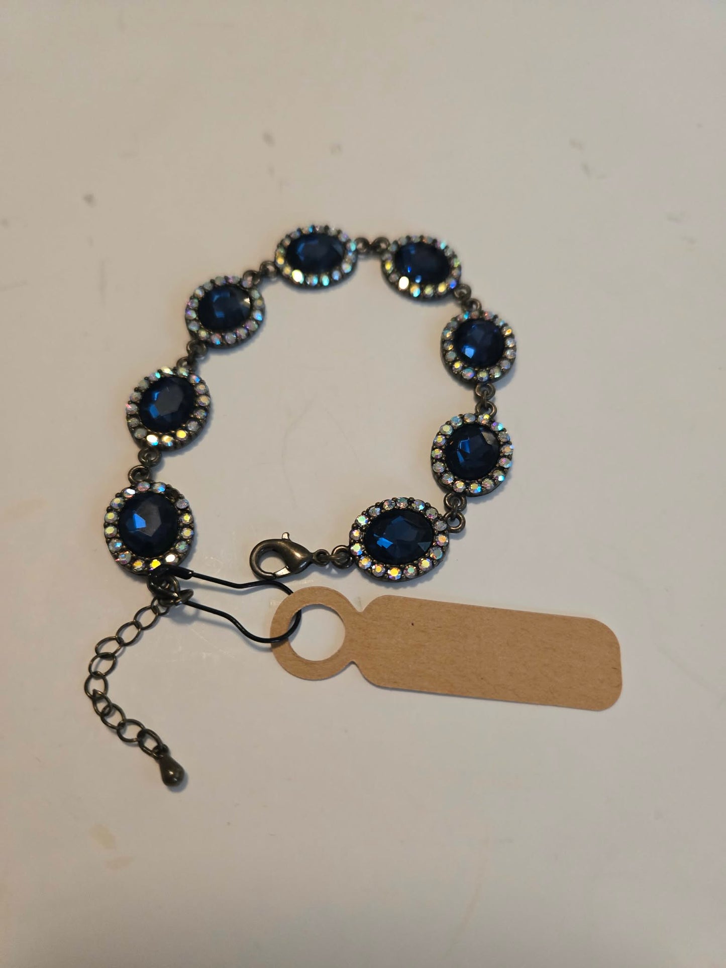 DkBlueCrystalBracelet