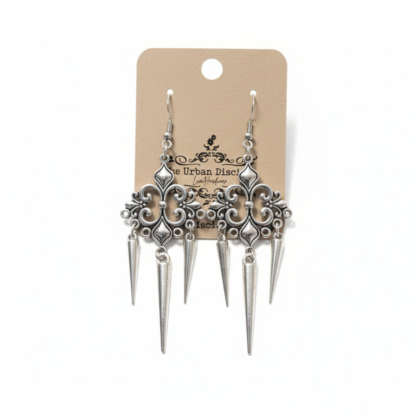 Silver Chandelier Earrings