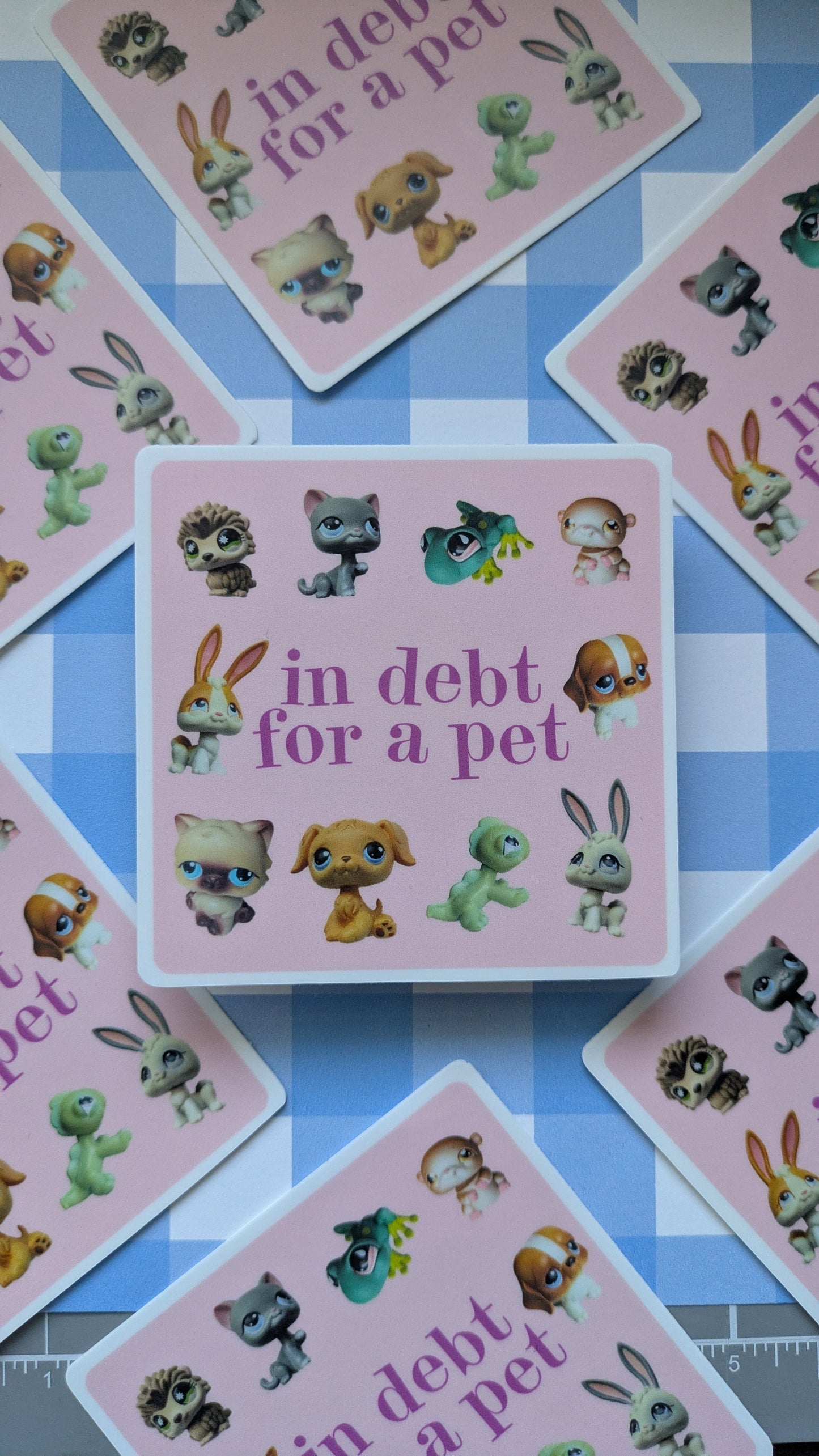 In Debt For A Pet Littlest Pet Shop Sticker (Matte)