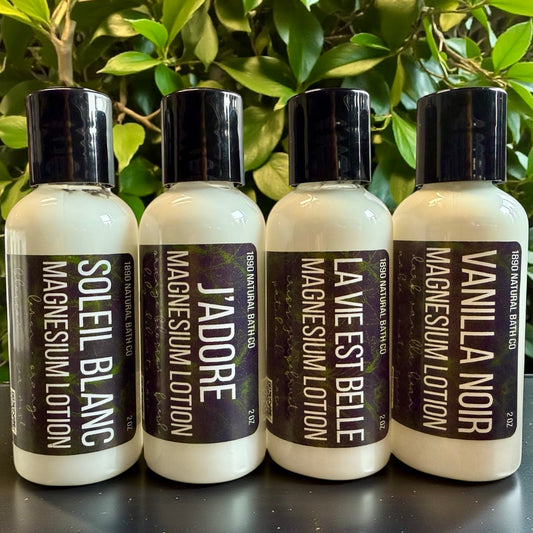 Travel Size “Magnesium Body Lotions" - {French Set}