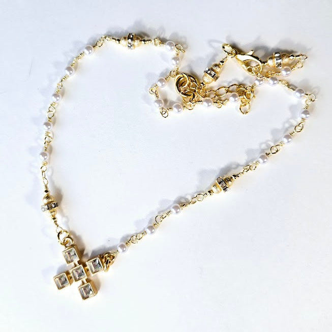 Gold X Necklace