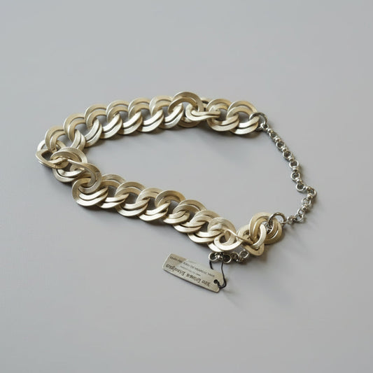 Lg. Link Matte Gold Necklace