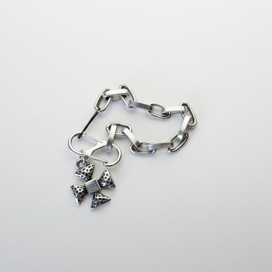 Silver bracelet w templar cross