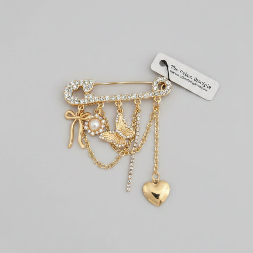 Rhinestone Pin- charms