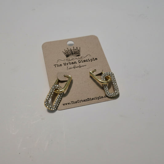 Pave Huggie Earrings