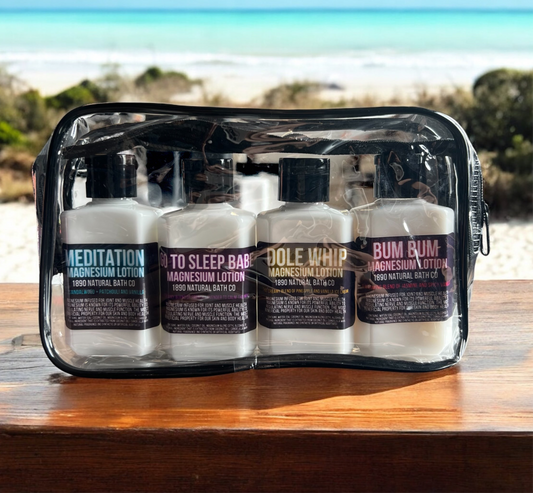 Travel Size“Magnesium Body Lotions" - {Meditation, Go To Sleep Babe, Dole Whip, Bum Bum”