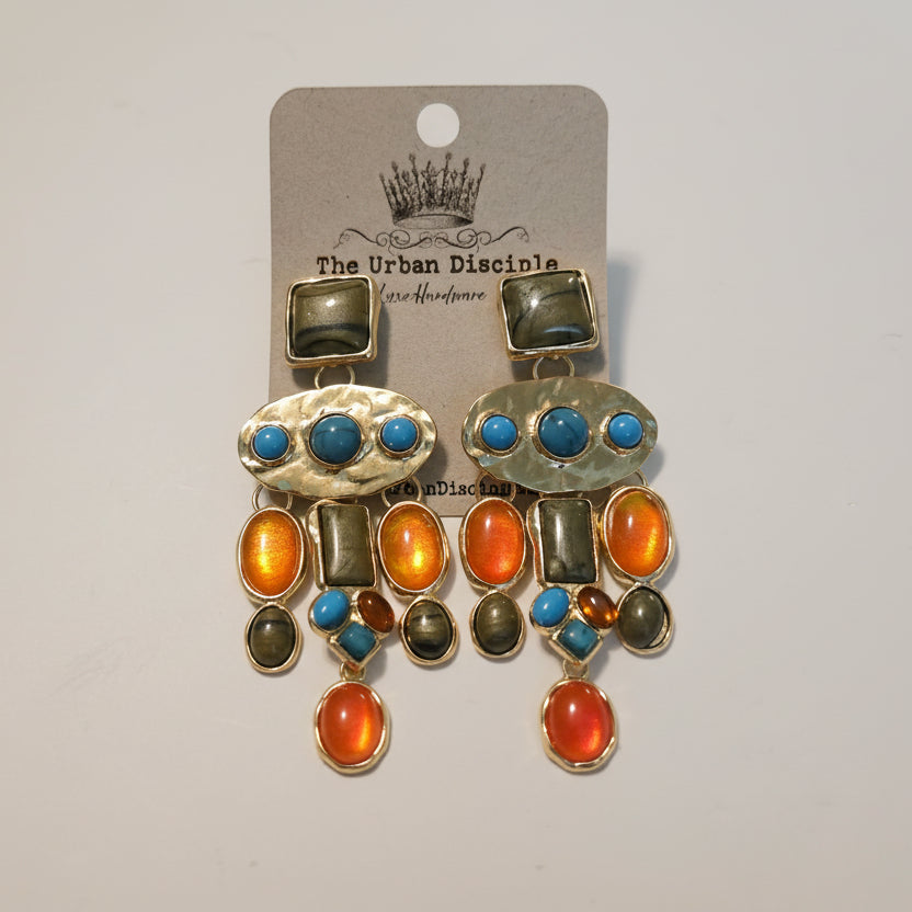 Mixed Shapes w/Jewels Dangles