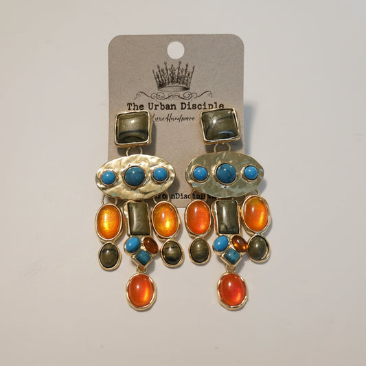 Mixed Shapes w/Jewels Dangles