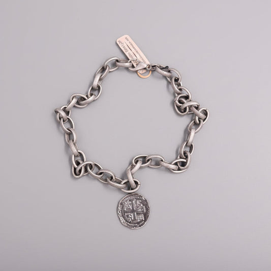 Matte Silver Pendant Necklace