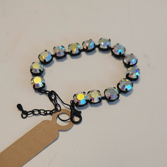 Blk Rhinestone Bracelet