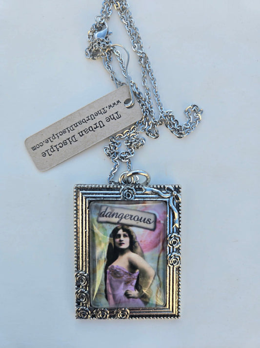 Quick Sale - Glass Pendant Necklace