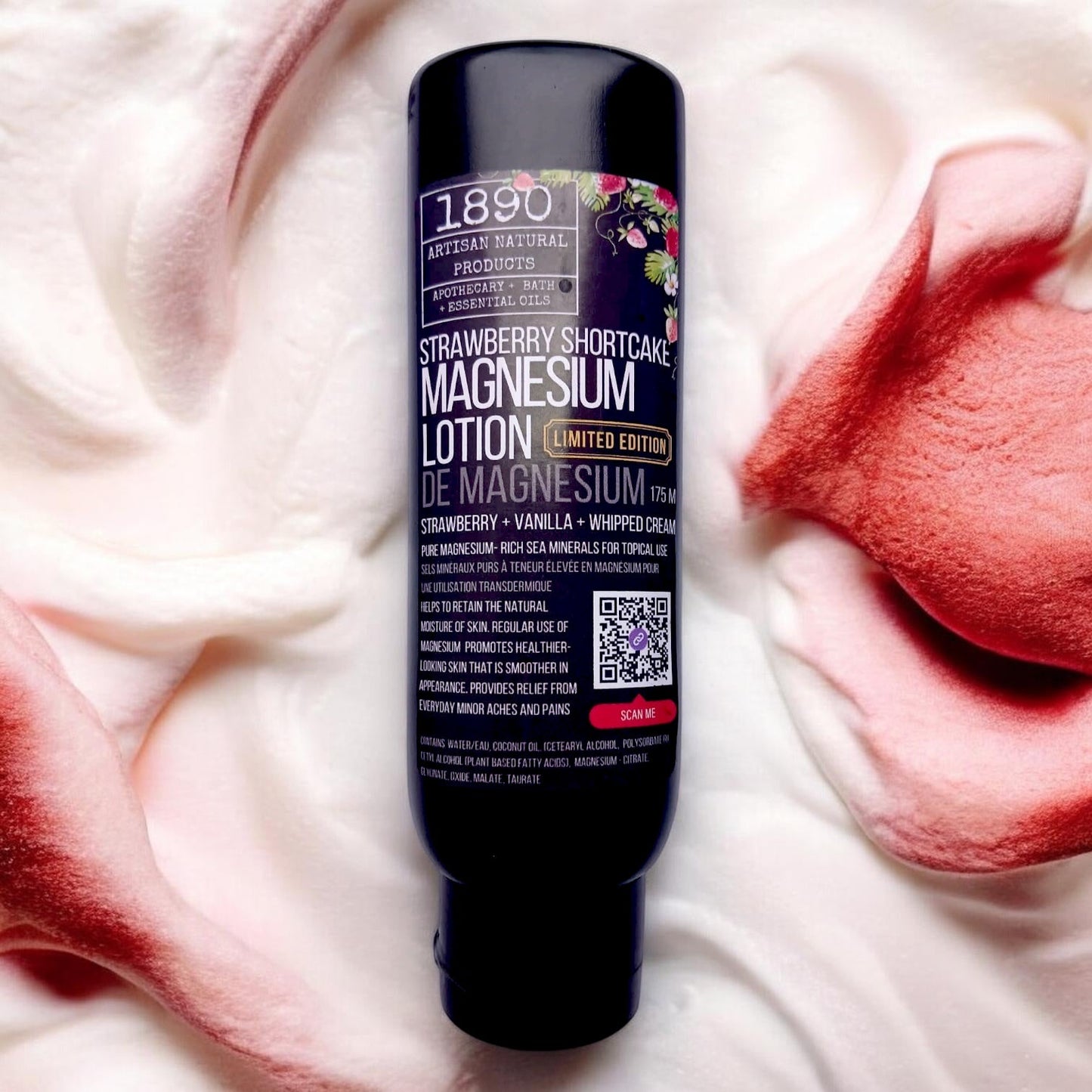 "Magnesium Body Lotion" Limited Edition(Strawberry Shortcake) 6oz