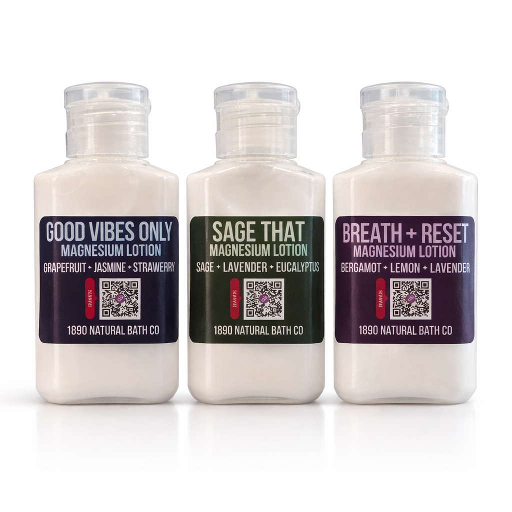 “Mini Magnesium Body Lotions" - Spa Blend Trio