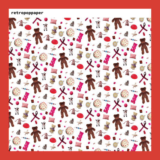 Love You Lots Scrapbook Paper