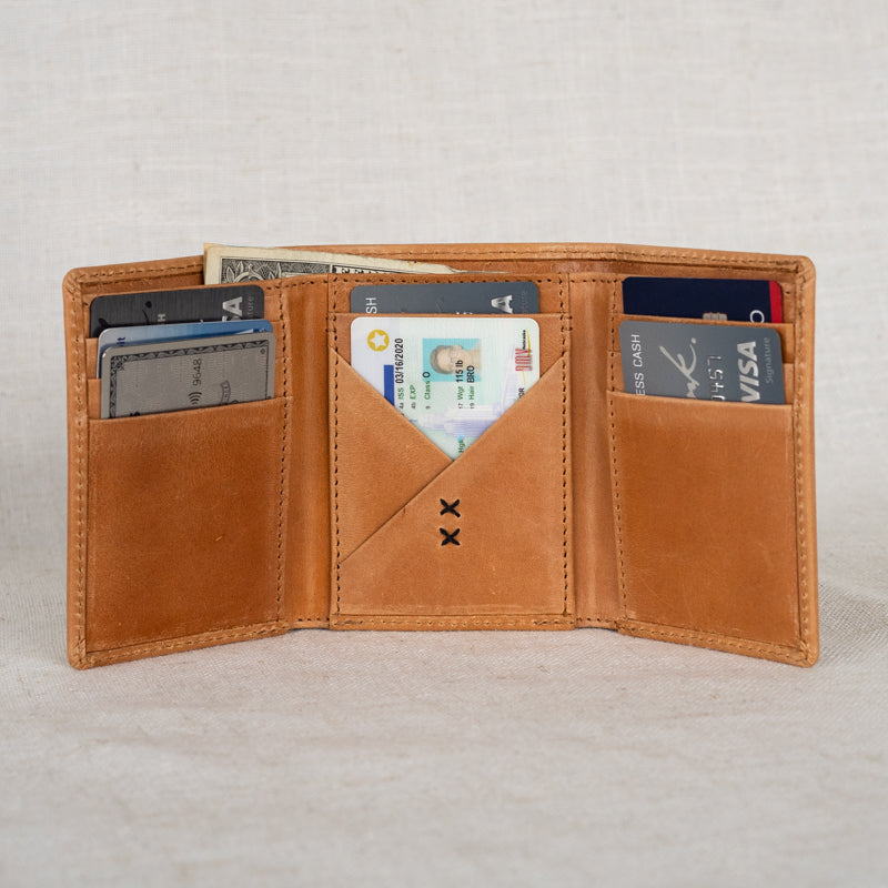 Titus Trifold Wallet by Elevate on linen