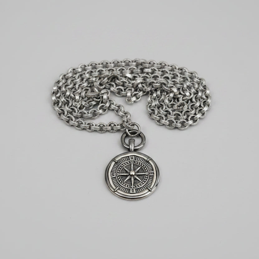 Silv Compass Necklace