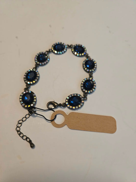 DkBlueCrystalBracelet