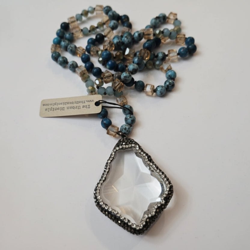 HandknottedCrystalNecklace
