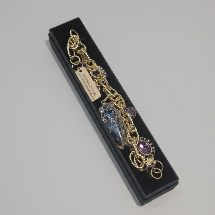 Gold w/Locust Bag Charm