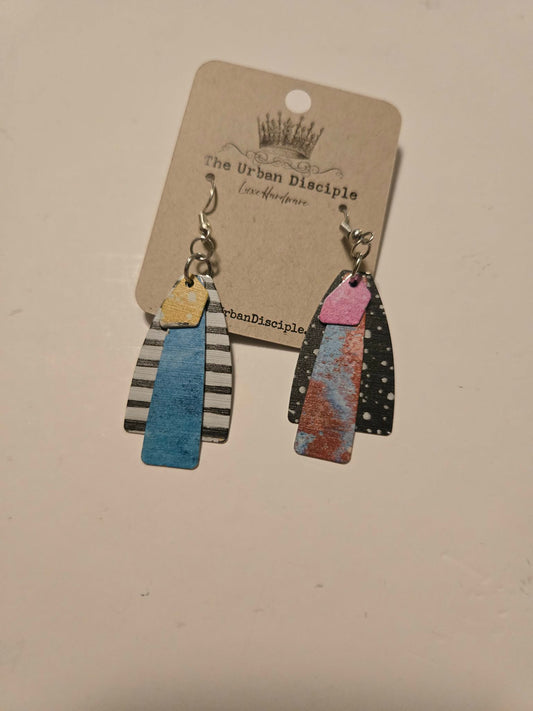 multicoloredmetalearrings