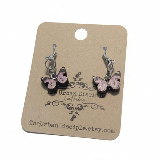Wooden Butterflies Earrings