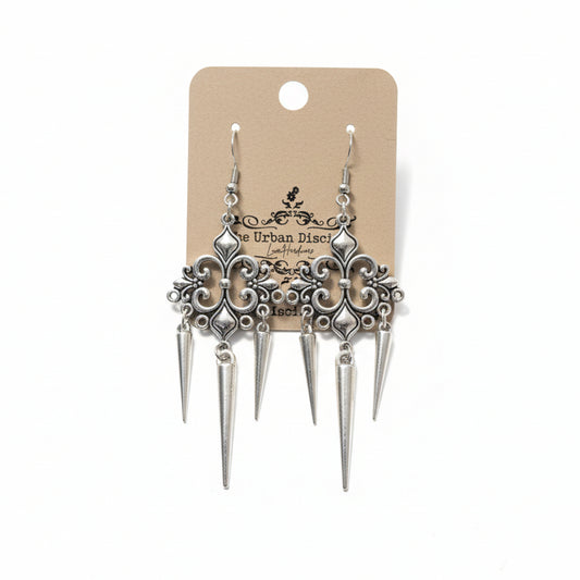 Silver Chandelier Earrings