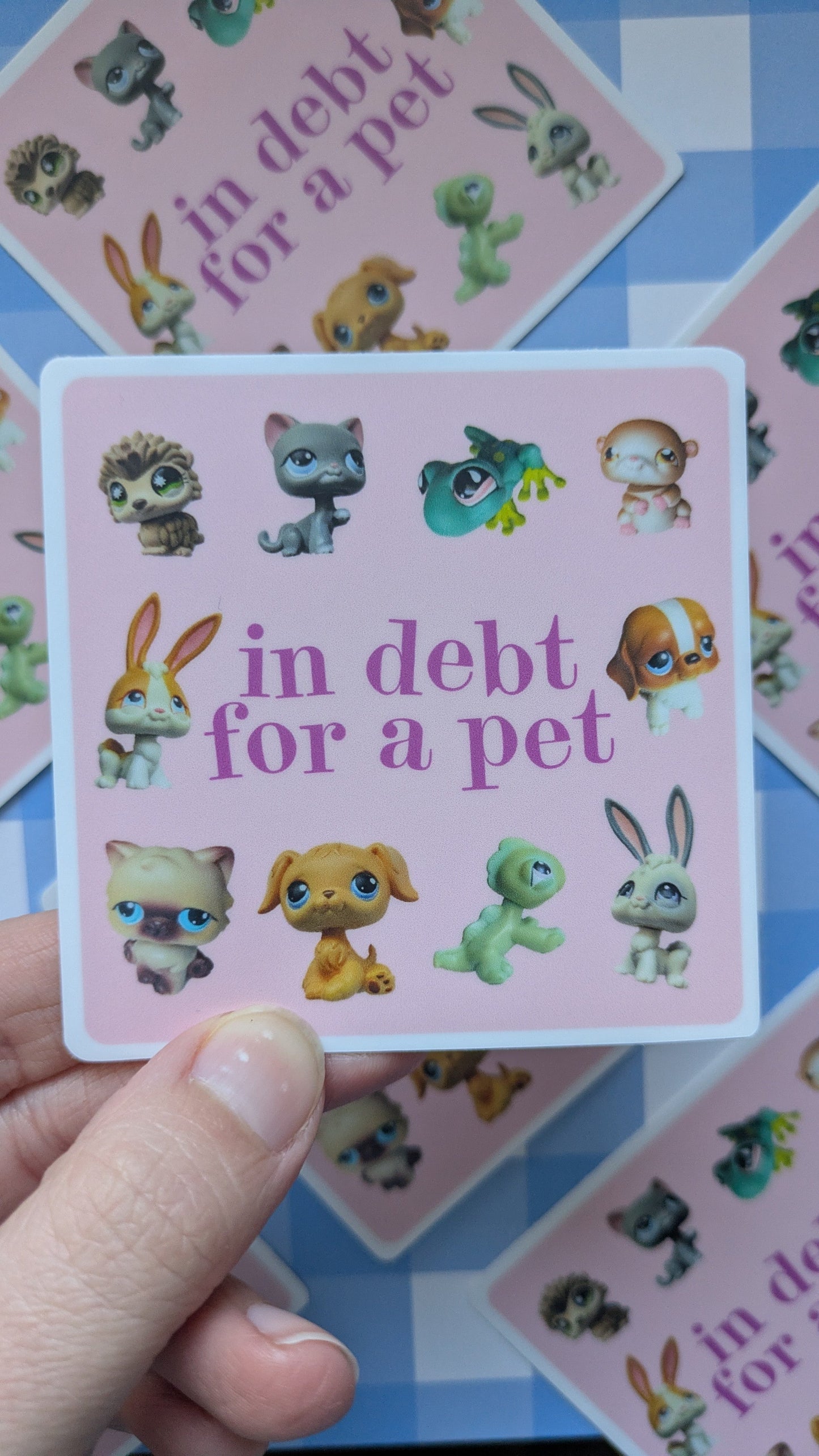 In Debt For A Pet Littlest Pet Shop Sticker (Matte)