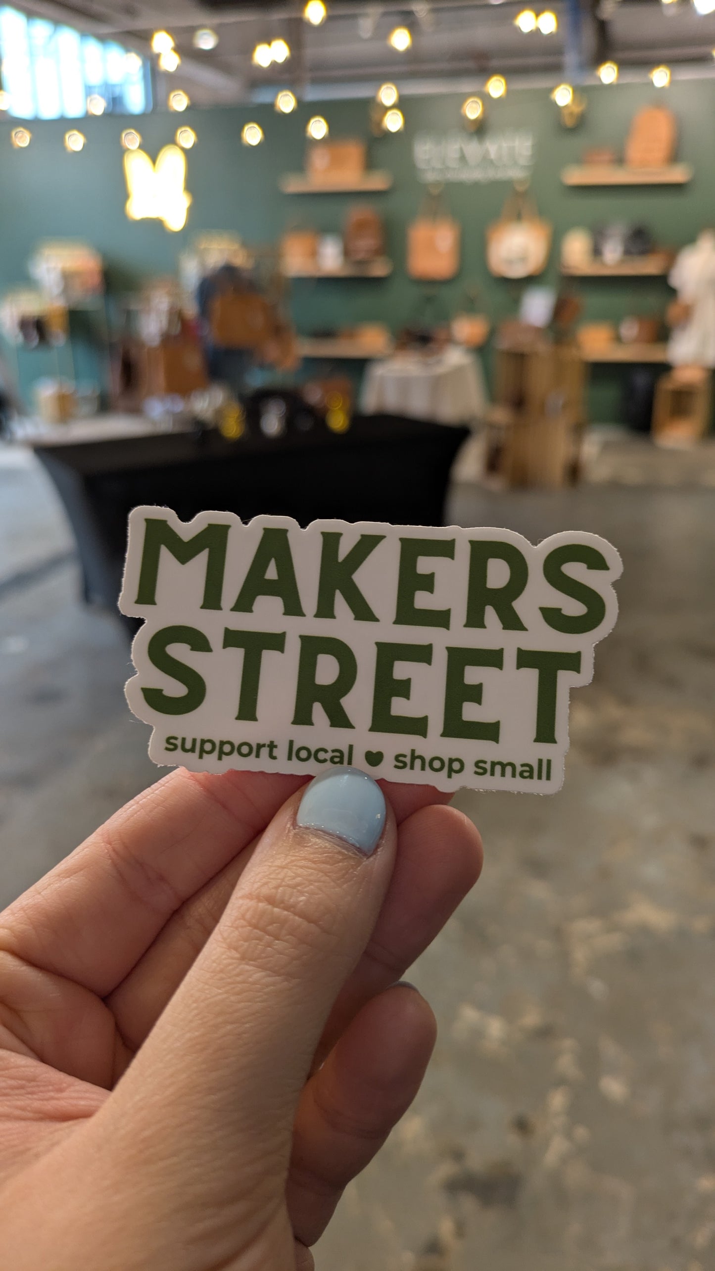 Makers Street Sticker