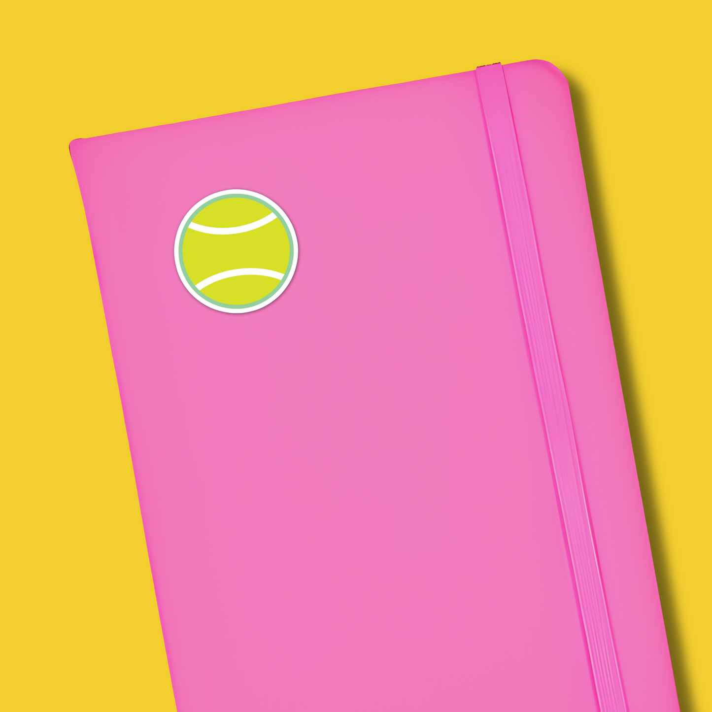 Tennis Ball Sticker (Glossy + Weather-resistant)